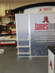 Modified VK-1341 Hybrid Display with Tension Fabric and Direct Print Graphics -- View 2