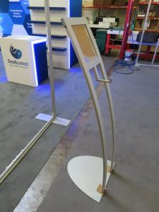 (2) Custom Display Signage Stands with Hook for Plastic Umbrella Bags -- View 2